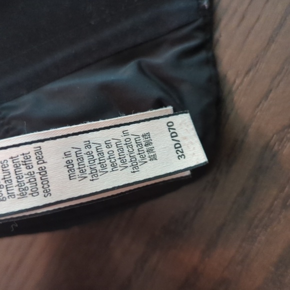 Victoria's Secret T-shirt Lightly Lined Wireless Bra 32D Black - Picture 10 of 12